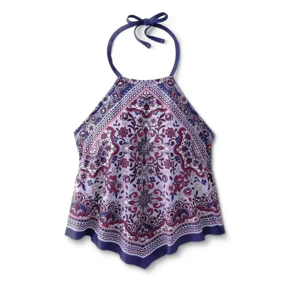 Kona Sol High Neck Tankini Top - Picture 1 of 6